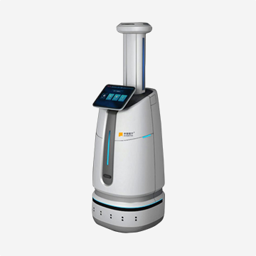 Ultra-dry spray intelligent disinfection robot